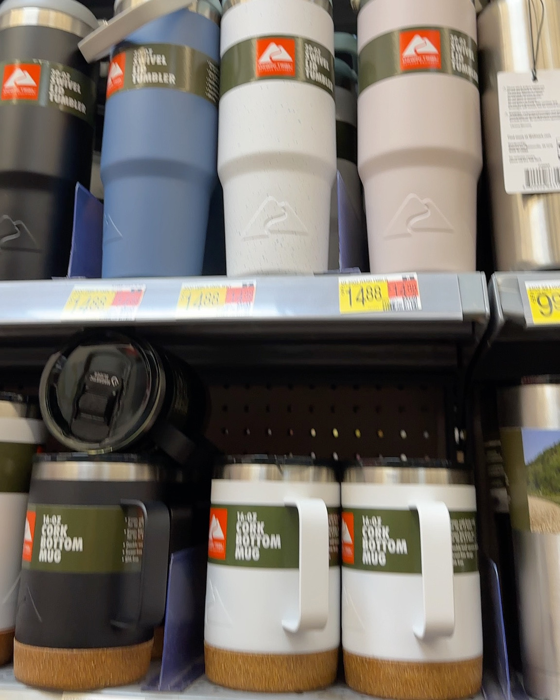 Loving these new tumblers at Walmart for $14!!!! A great Stanley dupe & I LOVE the look of the blue and white. 😍 my 8 year old got the “tan” one and brings it to school and sports games. It’s so pretty and keeps your drink super cold! Love the swivel lid & flip up straw + handle! 

Walmart finds, Walmart home, sports mom, Stanley look for less, coffee tumbler, insulated cup, camping gear 

#LTKFitness #LTKFamily #LTKVideo