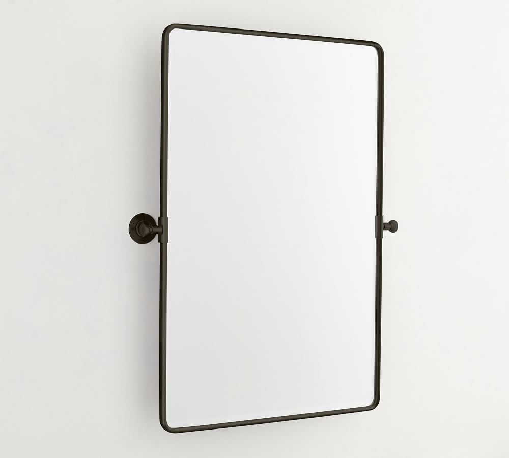 Vintage Rounded Rectangle Pivot Mirror | Pottery Barn (US)