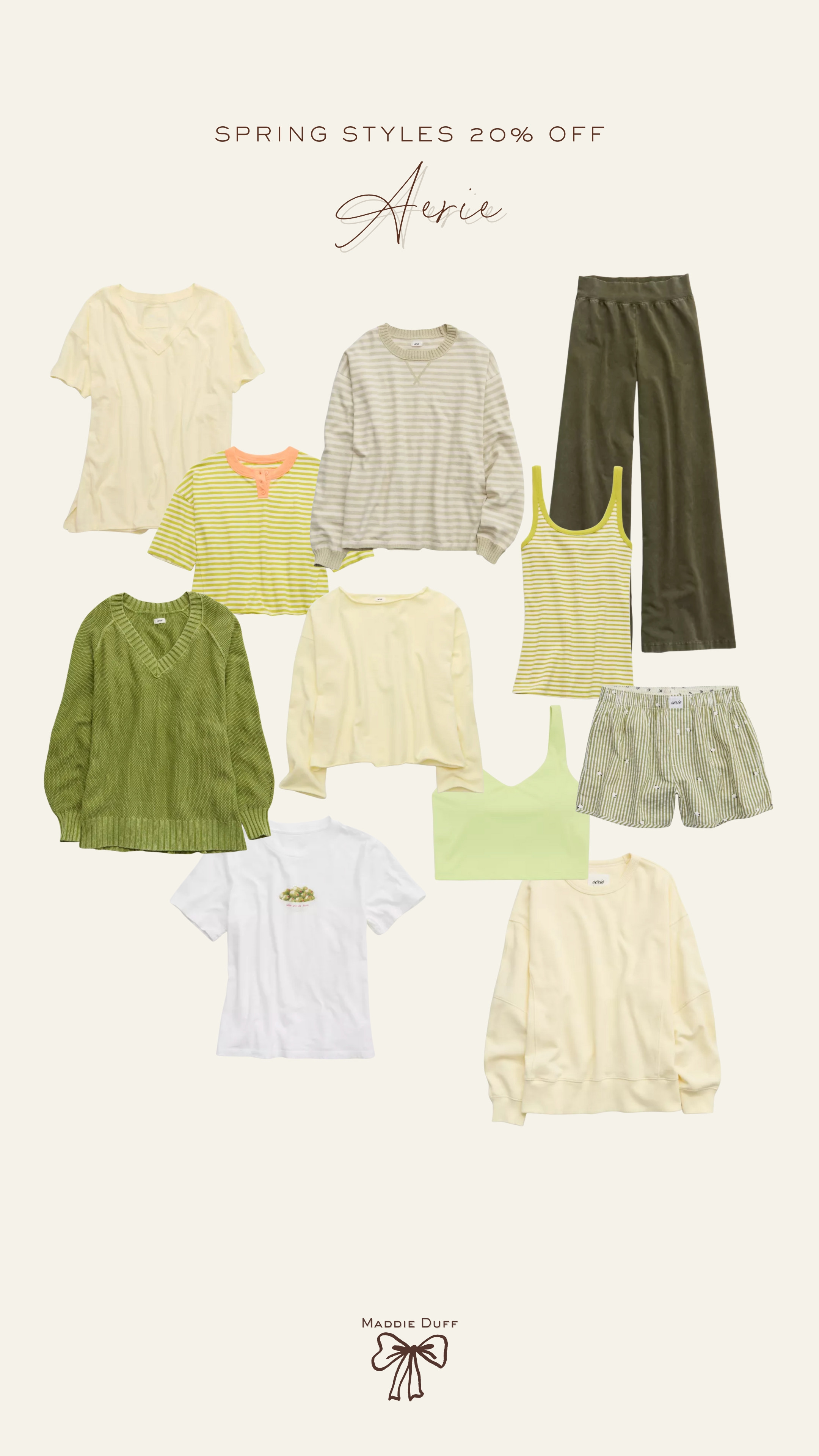 New spring arrivals from Aerie are on sale!

Spring outfits, spring styles, casual outfit ideas, mom outfits  

 #LTKmomlife #LTKSaleAlert