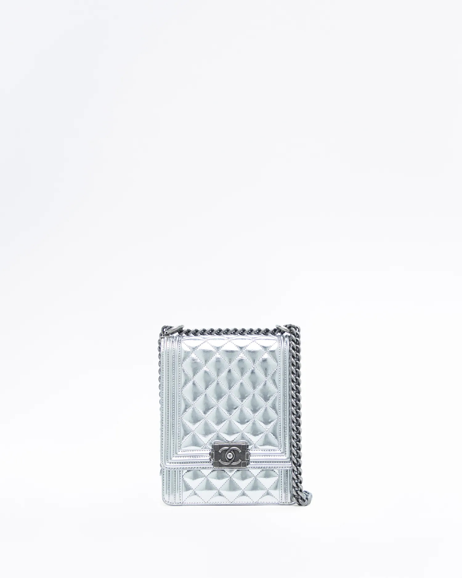 Patent North South Boy Flap Bag | Vivrelle