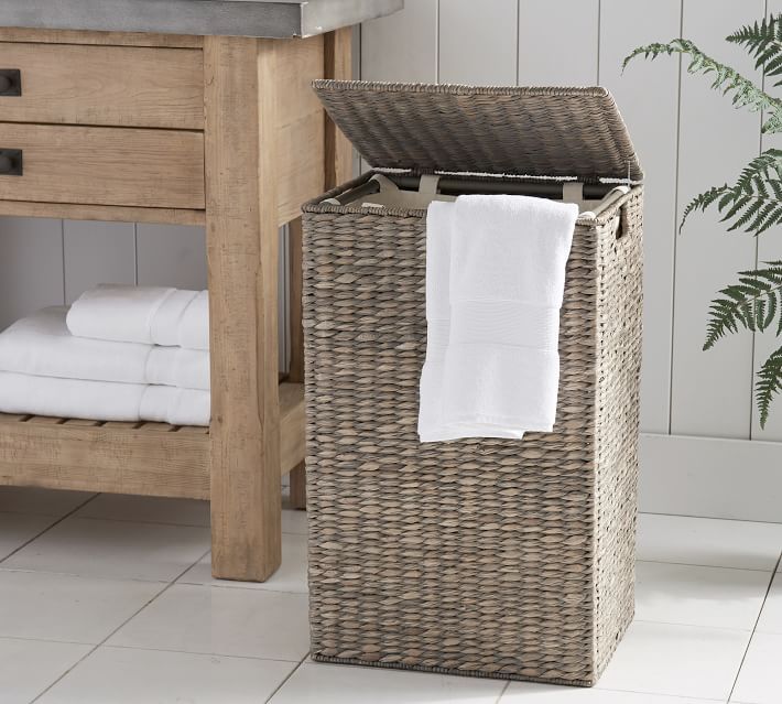 Seagrass Handcrafted Hamper | Pottery Barn (US)