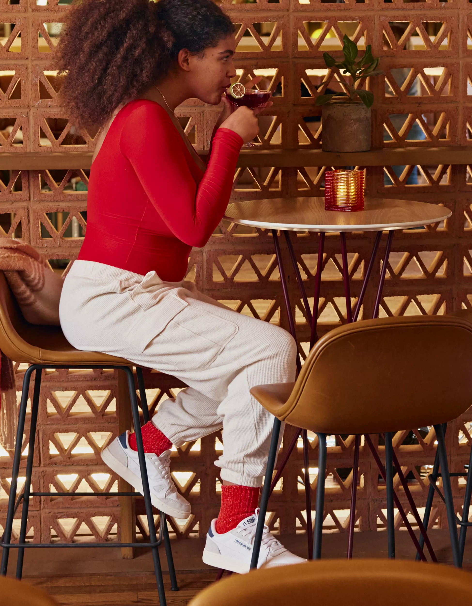 Aerie Traveler Waffle Cargo Jogger | Aerie