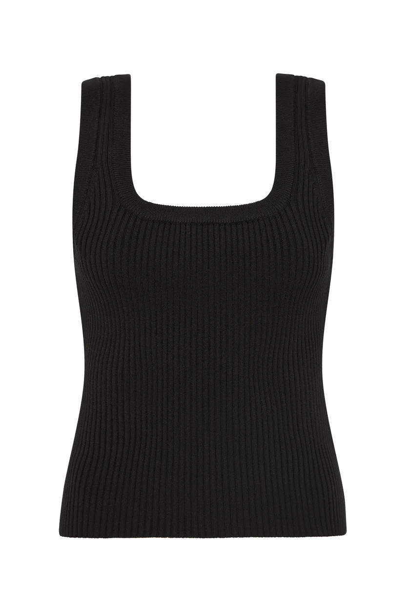 Bronte Scoop Neck Rib Tank | aje. (US, UK, Europe, ROW)