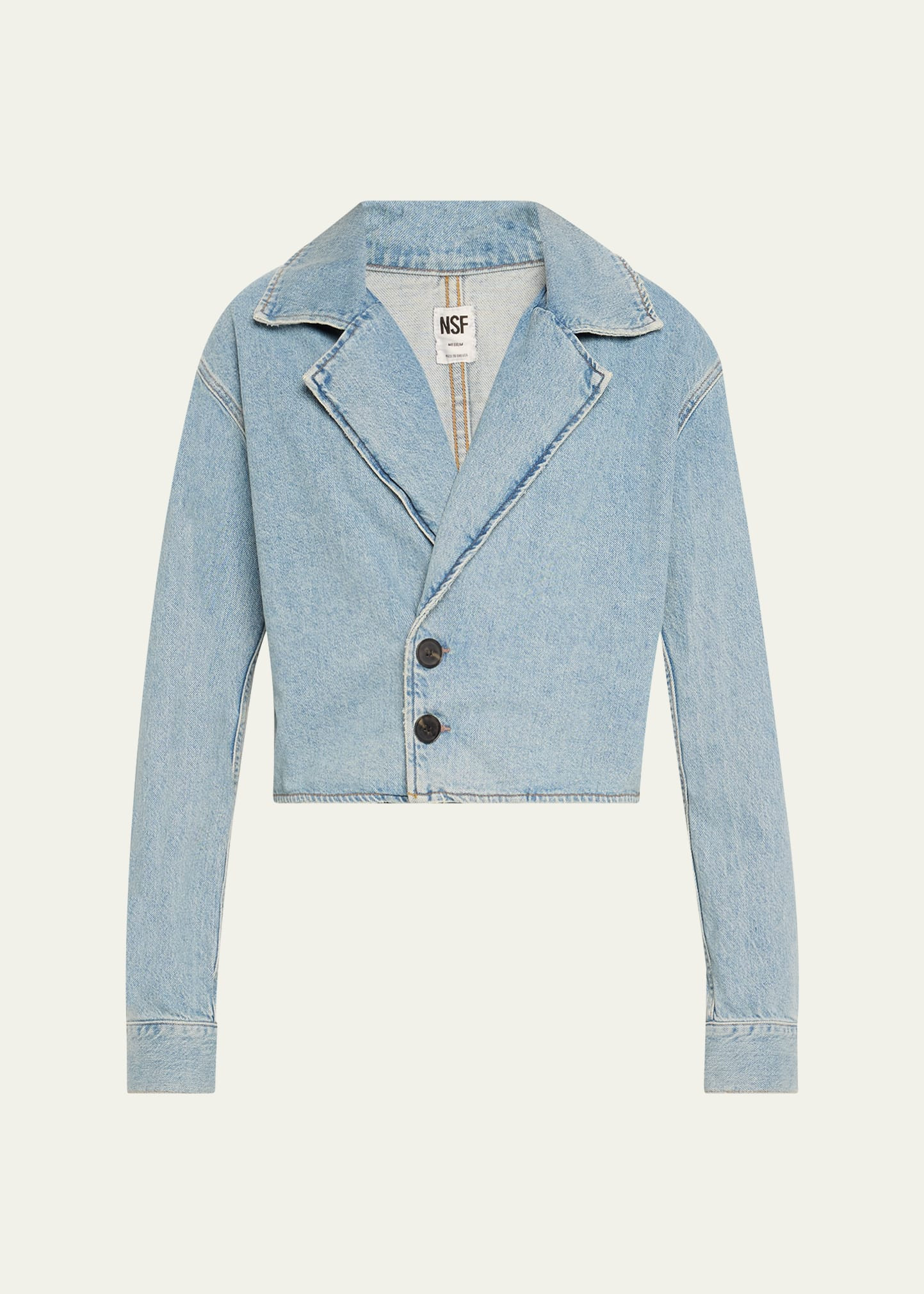 NSF Clothing Blake Denim Blazer | Bergdorf Goodman
