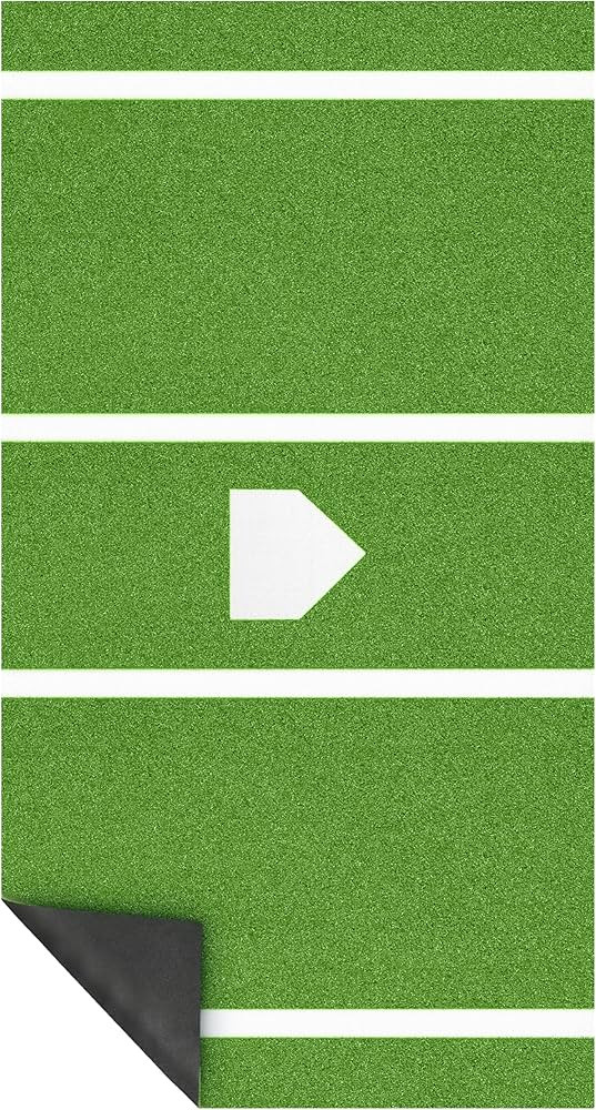 Heavy-Duty Baseball Batting Hitting Mat 12' x 6' Baseball Softball Turf Training Mat Regulation S... | Amazon (US)