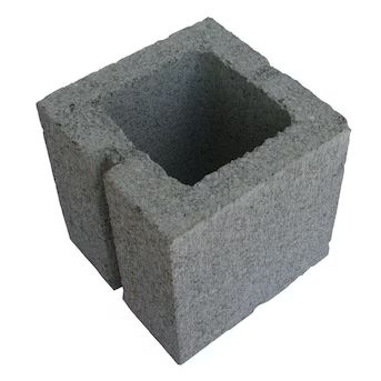 8-in W x 8-in H x 8-in L Cored Concrete Block | Lowe's