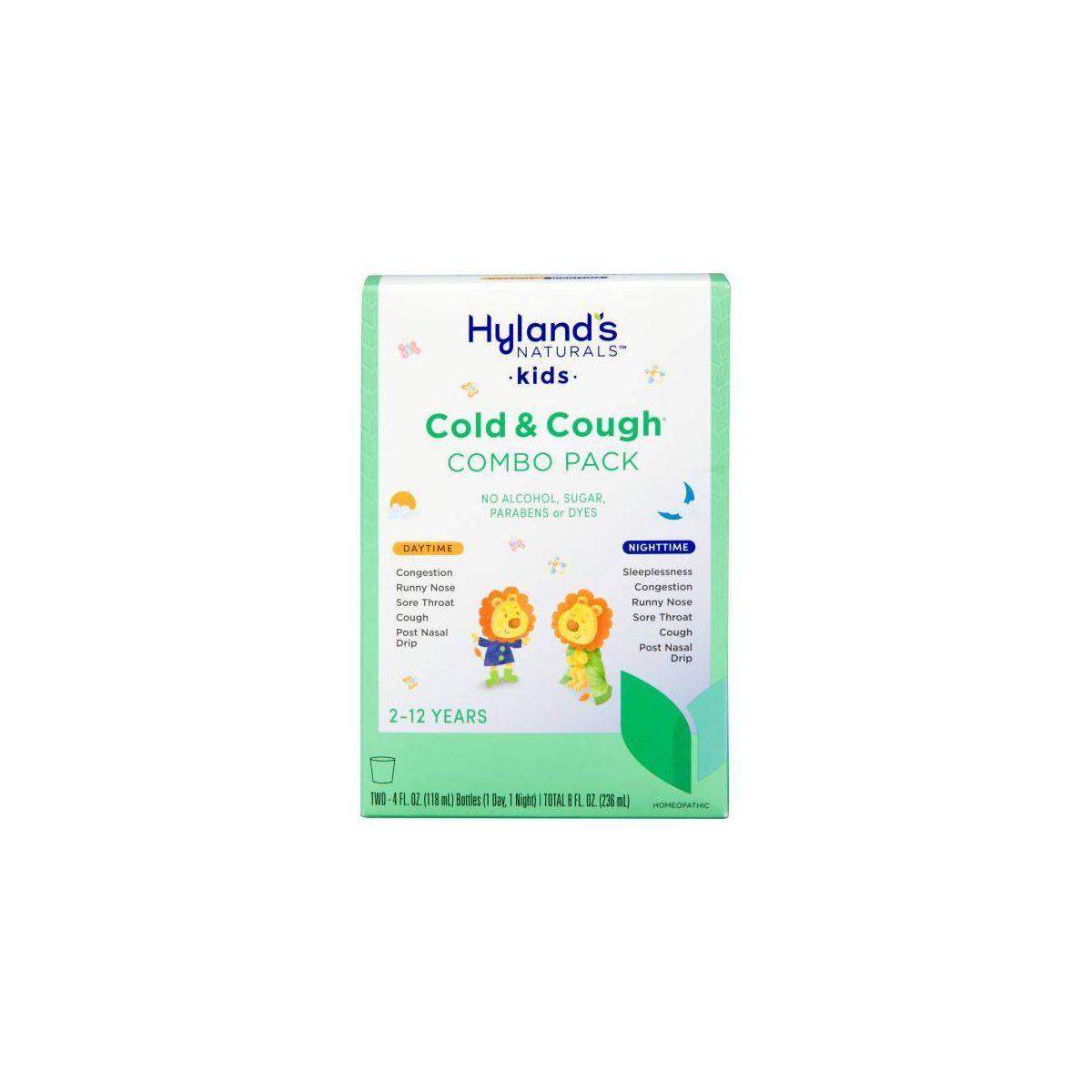 Hyland's Naturals Kids Day & Night Cold 'n Cough Relief Liquid - 8 fl oz | Target