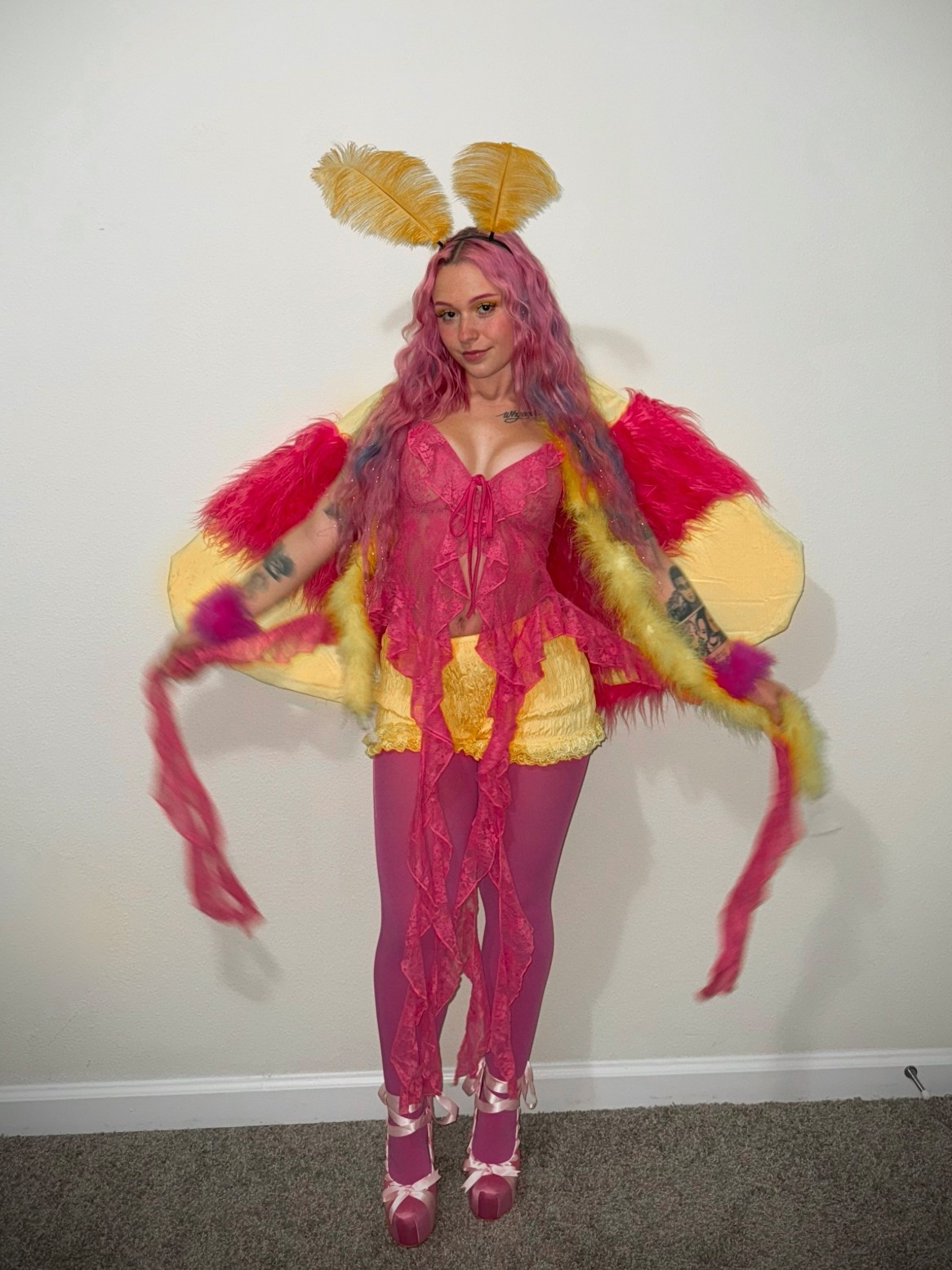 Rosy maple moth Halloween costume quick and easy diy ootd inspo

#LTKHalloween #LTKSeasonal #LTKStyleTip