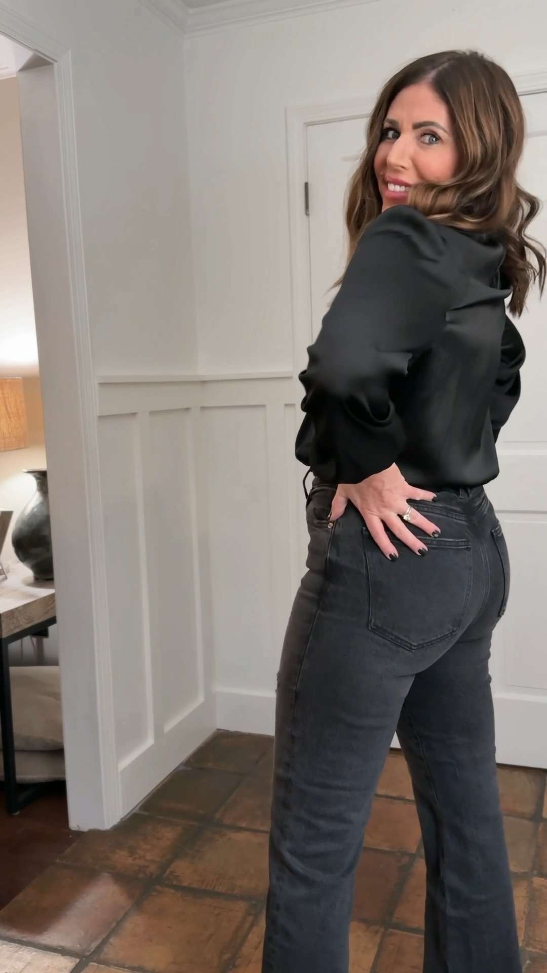 Two of my favorite pair of black jeans from Pistola are on major sale up to 50% off!

This first pair is my favorite wide leg jean in a coated wash. They have a lot of stretch and they are very comfy and super flattering! I'm wearing my true size 28. You can dress them up or down wear them to work, a party, concert and more. 47% off

The second pair is my best selling ankle boot cut. They are high-rise and so comfy and flattering. I'm wearing my true size 28. They also have a lighter wash on sale too. These are on sale over 50% off 

Black short sleeve sequin top is on sale 50% off. I’m wearing a medium.!

Gray mock neck sweater is from Walmart & on sale for $18!🤯 the quality is so good. It is very soft and stretchy and so comfy. I’m wearing a medium.

This red velvet top is back in stock. I’m wearing a medium.

Grey turtleneck sleeveless sweater is on sale for $29.99. I love this sweater. It is so easy to dress up a pair of jeans and wear to work & more. I’m wearing a large.

Cropped gray crewneck sweater with studs is back in stock and so good! 

Black satin top is from Amazon. I’m wearing a medium easy way to dress up a pair of jeans great staple to have in your closet.

The flannel that I’m wearing is from last year it is no longer available. 
Blazer is from loft. I’m wearing a size 8.
Sequin bodysuit is no longer available, but I linked some similar options.

Black crewneck oversized sweater is from Amazon. It is probably my favorite sweater ever from Amazon. I’m wearing a large.

 

#LTKSaleAlert #LTKOver40 #LTKFindsUnder100