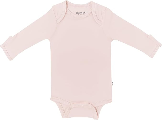 KYTE BABY Soft Bamboo from Rayon Long Sleeve Unisex Bodysuit, 0-24 Months | Amazon (US)