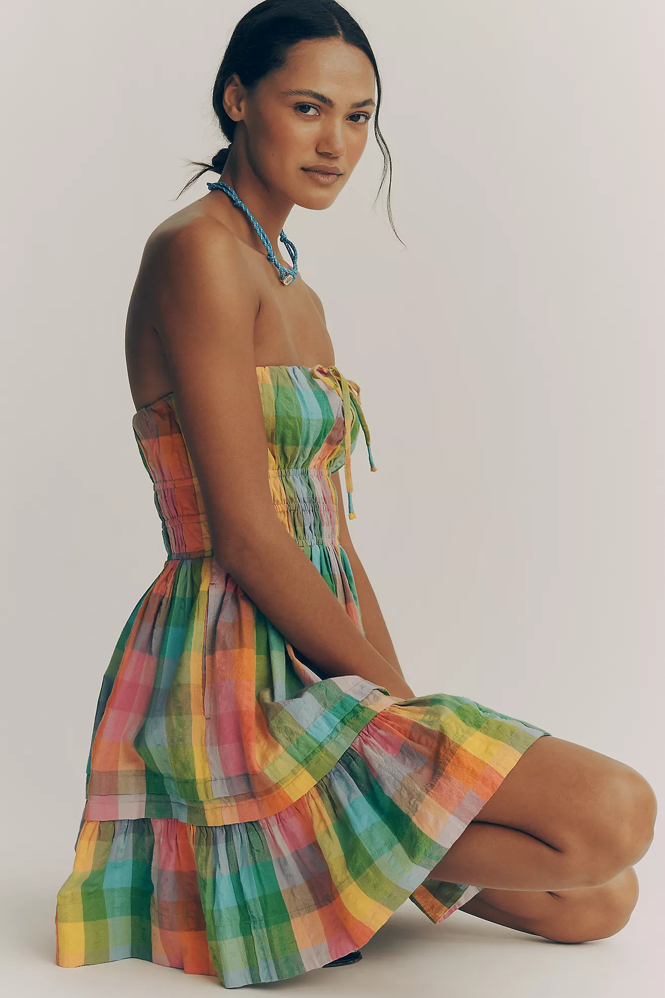 The Somerset Strapless Mini Dress | Anthropologie (US)