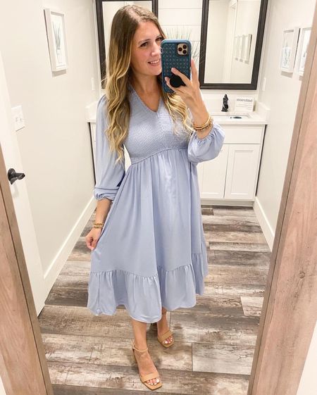 Flowy maxi dress. 
Fall outfit. 
Spring outfit  

#LTKHoliday #LTKunder50 #LTKSeasonal