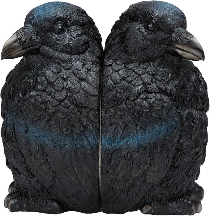 Streamline Imagined Raven Bookends Decor for Home | Amazon (US)