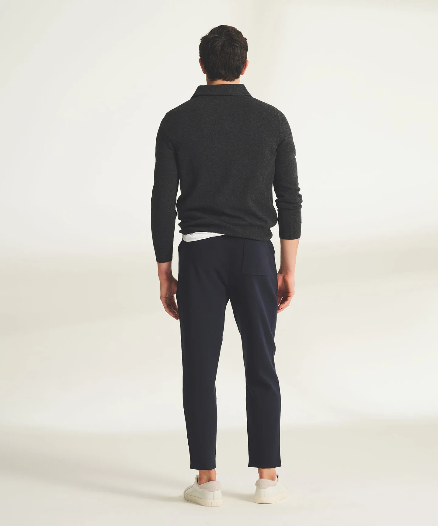 Signature Cashmere Long Sleeve Polo | NAADAM
