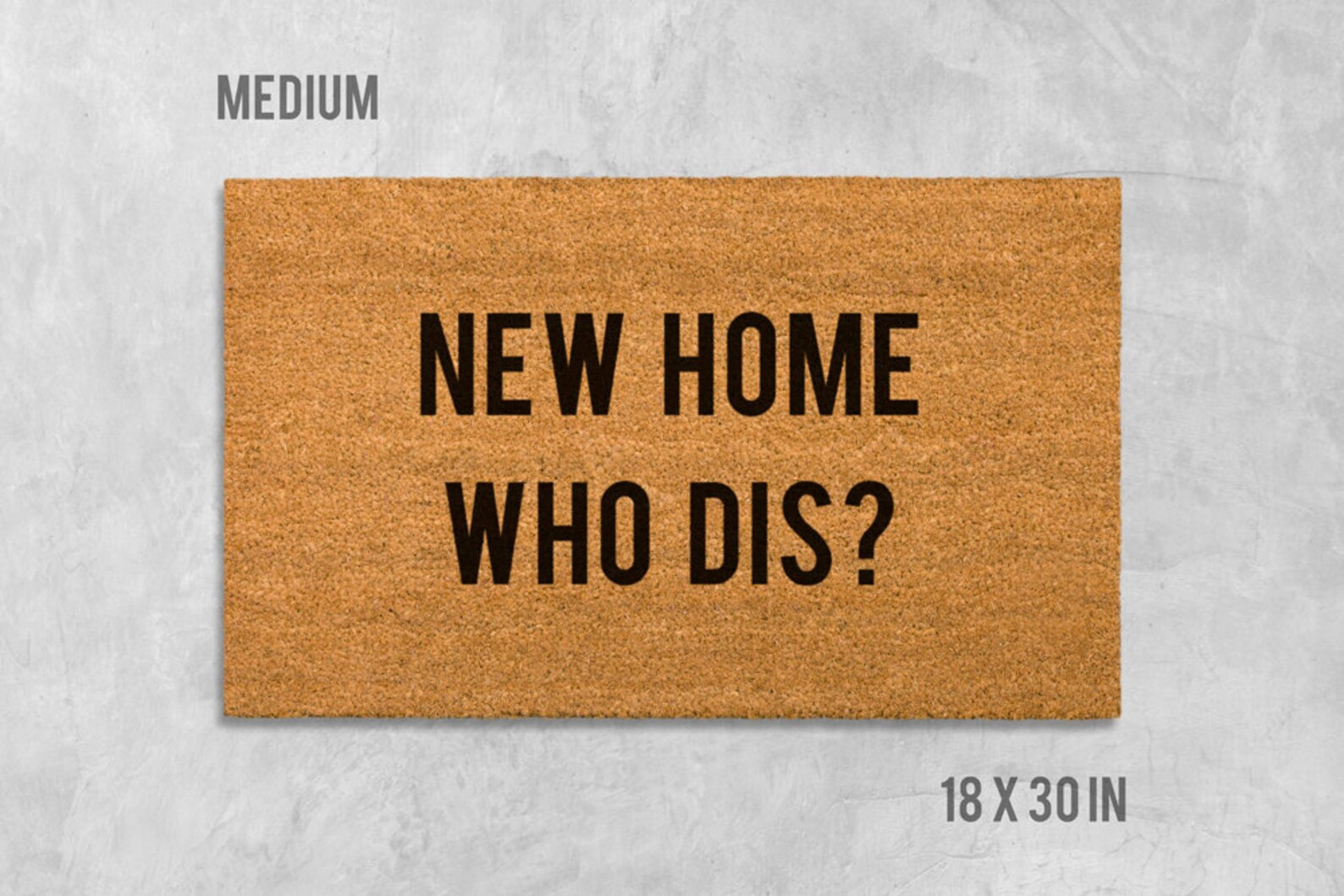New Home Who Dis Doormat, Who Dis Doormat, Housewarming Gift, Funny Doormat, New Home Doormat, Ne... | Etsy (US)