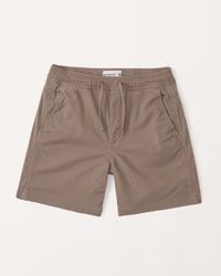 boys knit twill pull-on shorts | boys | Abercrombie.com | Abercrombie & Fitch (US)