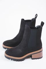 Affirm Chelsea Bootie, Black Suede | North & Main Clothing Company