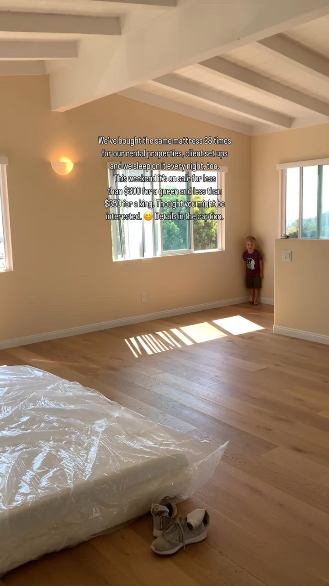 We’ve bought this plush memory foam mattress 28 times—soft, supportive, and one we actually sleep on ourselves.

And we’re not the only ones who love it. @julzish commented this on a recent after buying it through our link:

“I can vouch for your mattress pick! We got it from your links for a 2nd bedroom at our getaway to compare another STR guru’s recommended Amazon mattress in the primary bedroom.
Guess who ended up swapping those mattresses up & down stairs after just one night? 😆💪 Your pick was 10x better and I think under $100 difference. #Worth it.”

On sale this weekend for under $300 (queen) and under $350 (king).



#shorttermrentals #airbnbhost #mattress #mattresssale #wayfair #kidsbedroom #bedroommakeover #4thofjuly #independenceday #holidaysales