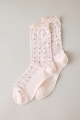 Casa Clara Blumen-Pointelle-Socken | Anthropologie (EU)