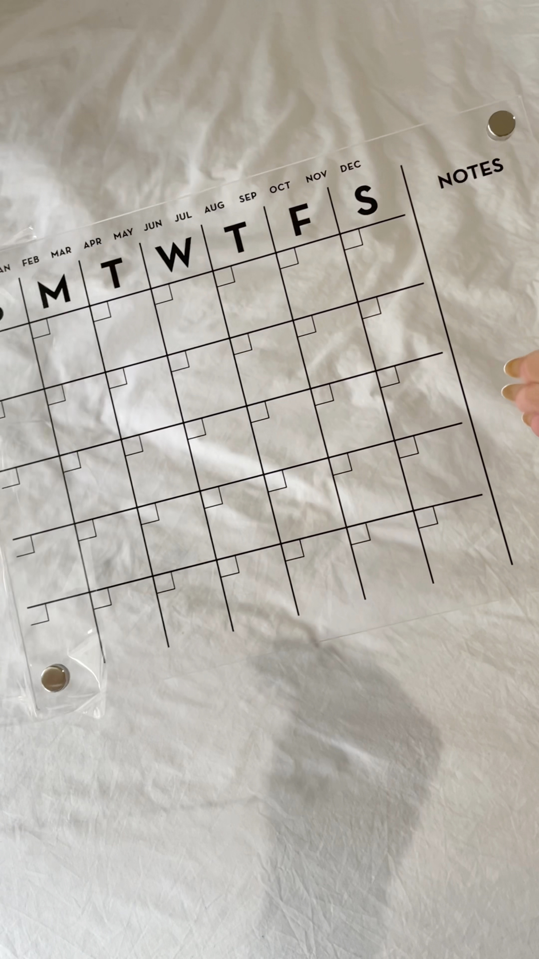 magnetic monthly acrylic dry erase calendar/planner 

#LTKSeasonal #LTKhome #LTKHoliday