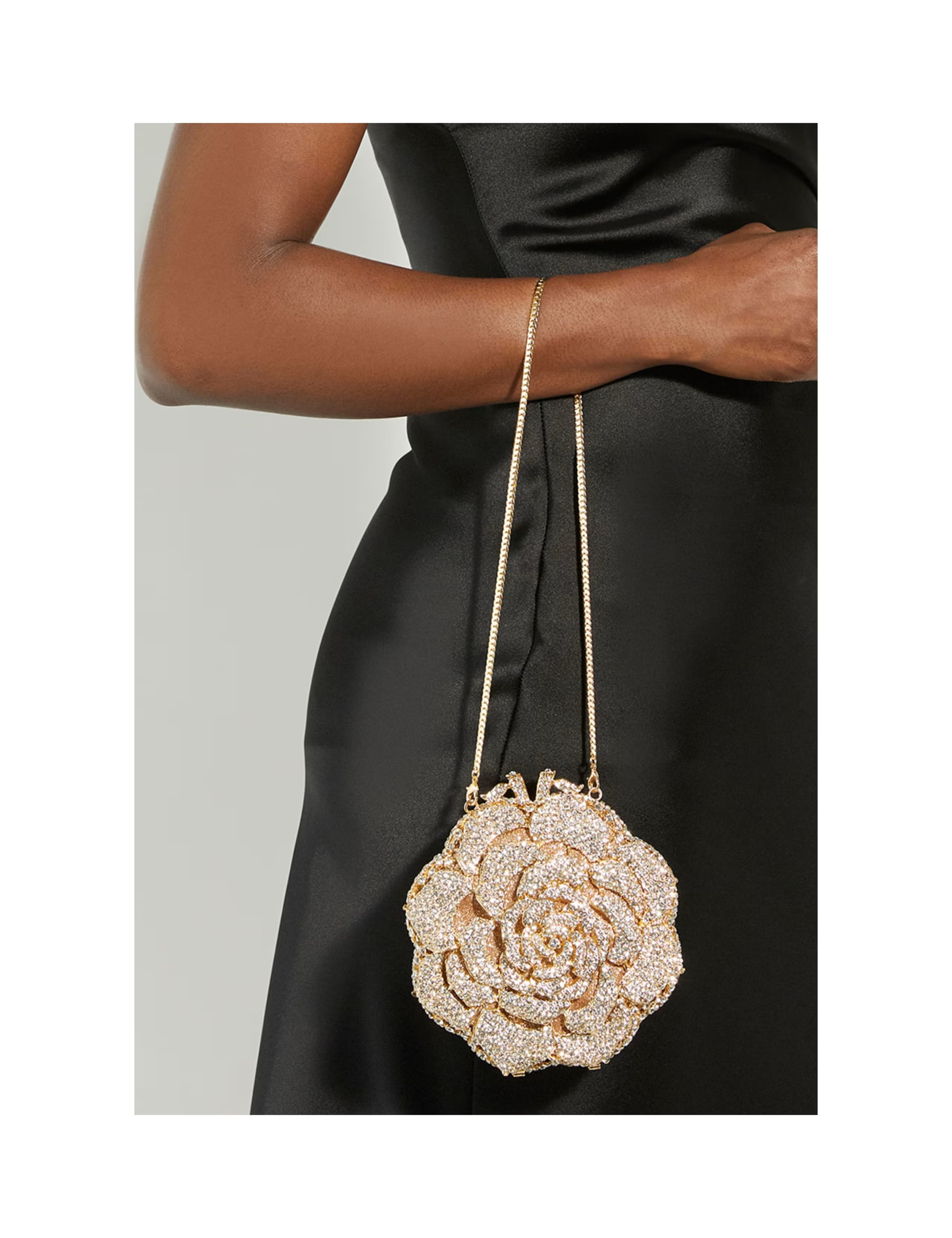 Diamante Chain Strap Clutch Bag | Dune London | M&S | Marks & Spencer (UK)