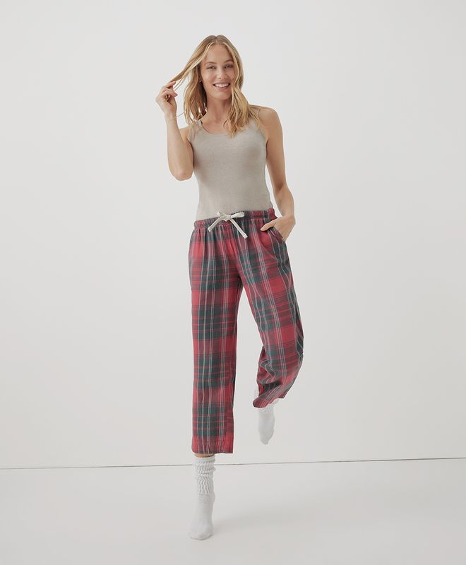 fireside flannel sleep pant | Pact Apparel