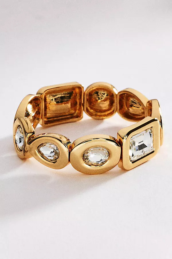 Chunky Bezel Crystal Bracelet | Anthropologie (US)