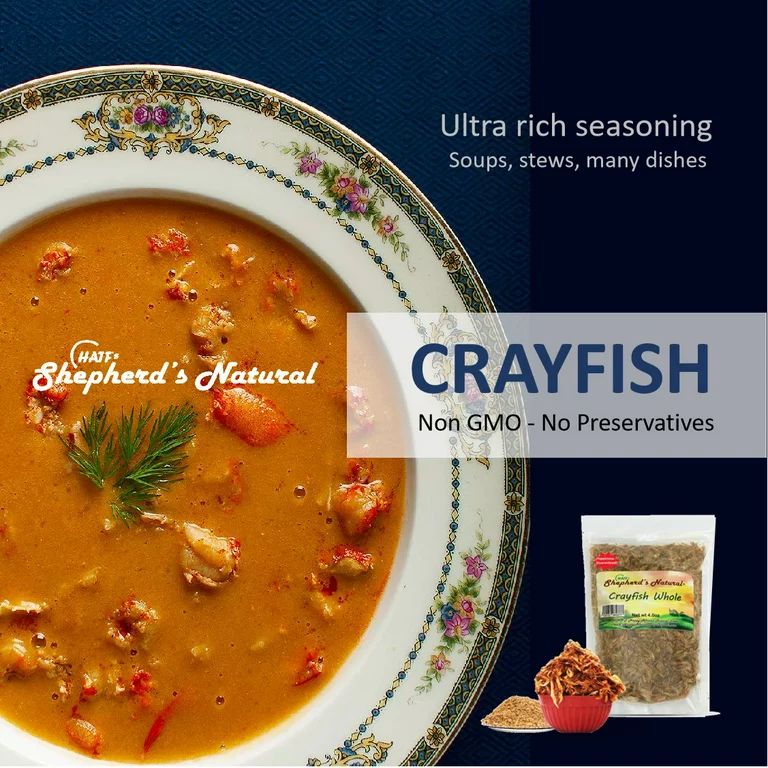 Crayfish, Dried, Ground, Net Wt. 4 oz. Bag by Shepherd's Natural - Walmart.com | Walmart (US)