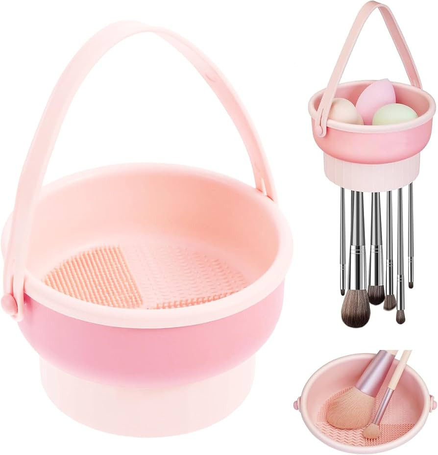 Pinselhalter Make up, Pinselreiniger Multifunktional 3-in-1 Silikon Pinselreiniger Make up, Makeu... | Amazon (DE)