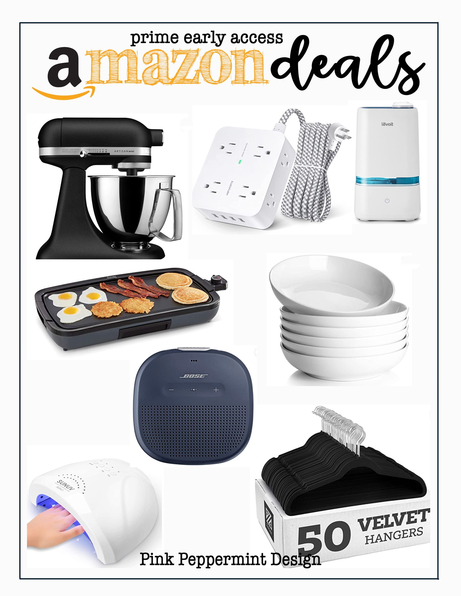 Amazon Prime Early Access Home deals. Kitchen Aid mixer deals, pasta bowls, extension cords, humidifier, Bose wireless speaker, gel manicure light, velvet hangers, skillet.

#LTKHome #LTKSaleAlert #LTKUnder50 #LTKUnder100 #LTKStyleTip #LTKit 

#LTKhome #LTKsalealert #LTKunder50