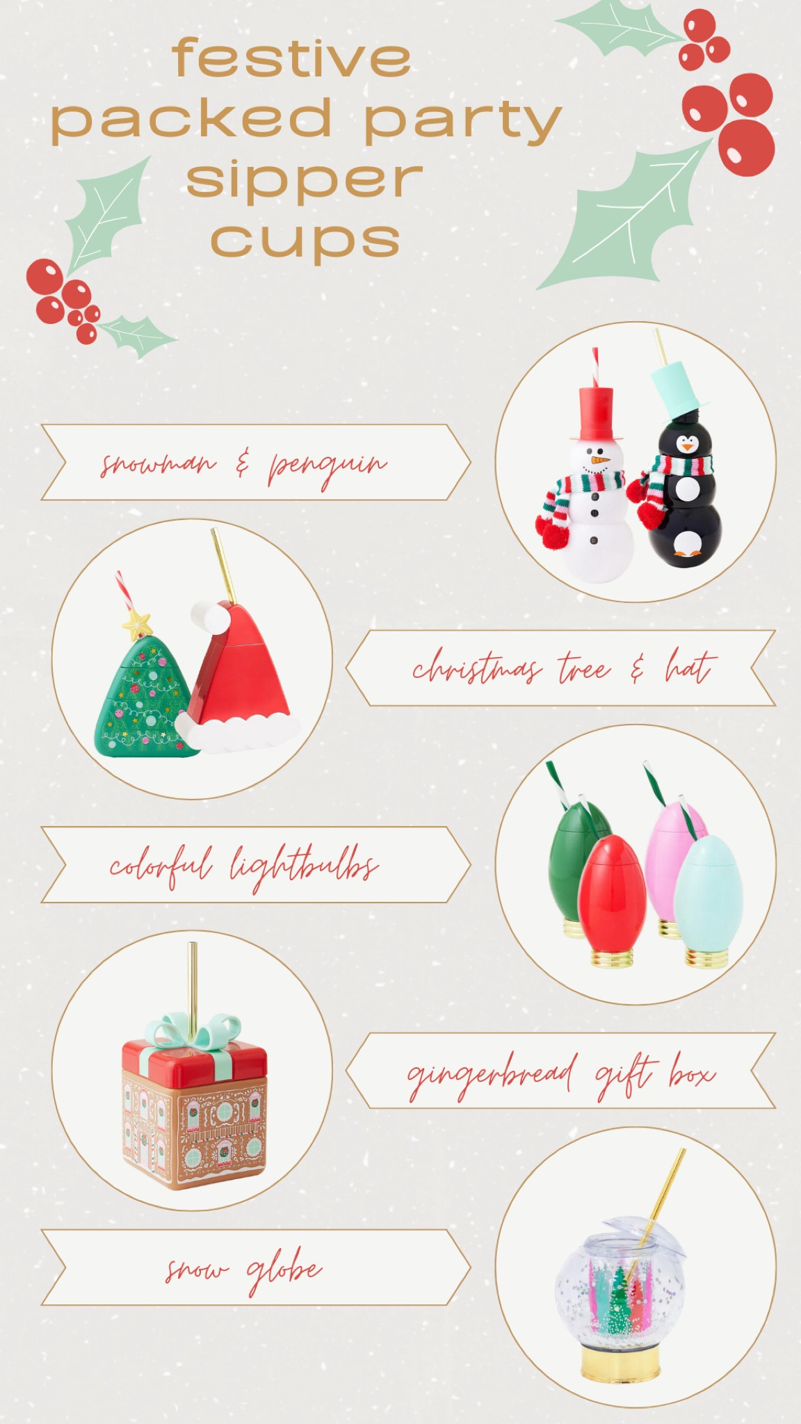 Party themed tumblers #packedparty #tumbler #christmas #christmasarty #kidsparty #sippers #party #holiday #seasonal #christmasevent #holidayparty #partytheme #cups