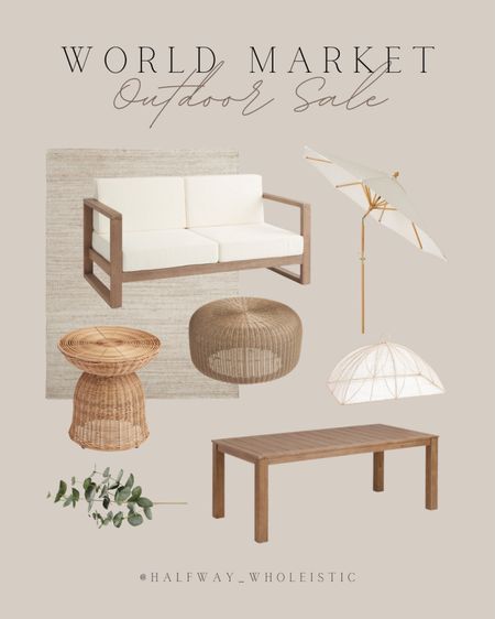 Check out these spring outdoor home finds on sale now at World Market! 

#sofa #table #patio #backyard #decor 

#LTKsalealert #LTKSeasonal #LTKhome