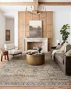 Loloi LAYLA Collection, LAY-03, Olive/Charcoal, 7'-6" x 9'-6", 13" Thick, Area Rug, Soft, Durable... | Amazon (US)