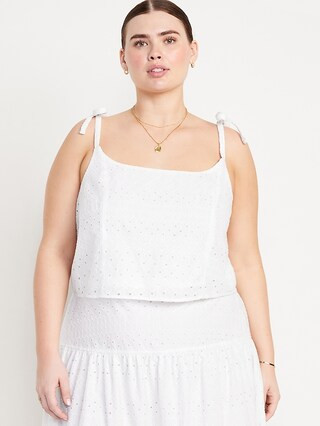 Cami Eyelet Top | Old Navy (US)