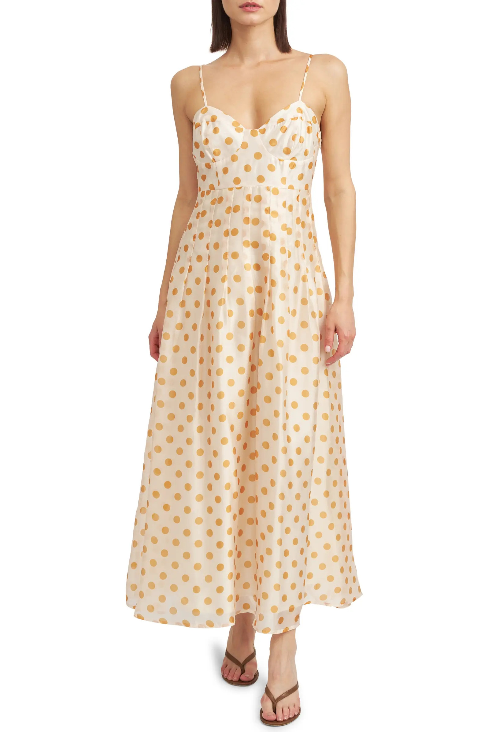 En Saison Polka Dot A-Line Dress | Nordstrom | Nordstrom