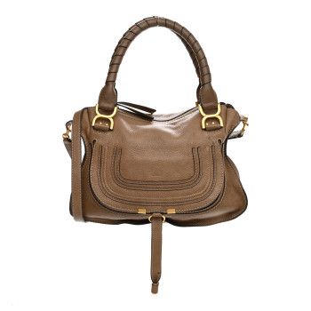 Calfskin Medium Marcie Satchel Nut | FASHIONPHILE (US)