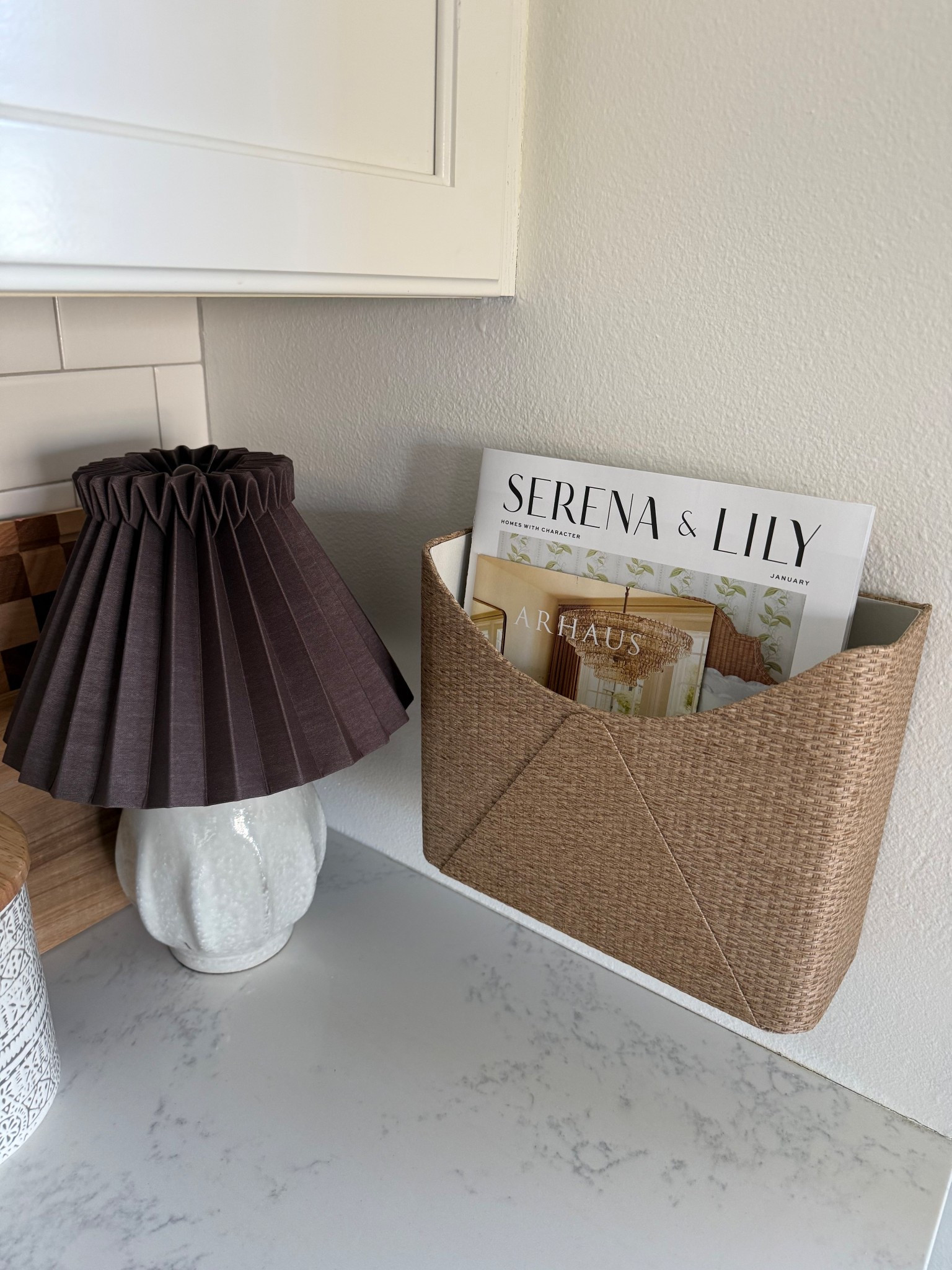 Say goodbye to countertop clutter! This woven seagrass wall pocket is perfect for holding mail, papers, or small essentials. Adds a natural, stylish touch while keeping your kitchen organized.


#LTKmomlife #LTKHome
