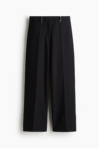 H & M - Rivet-Detail Dress Pants - Black | H&M (US + CA)