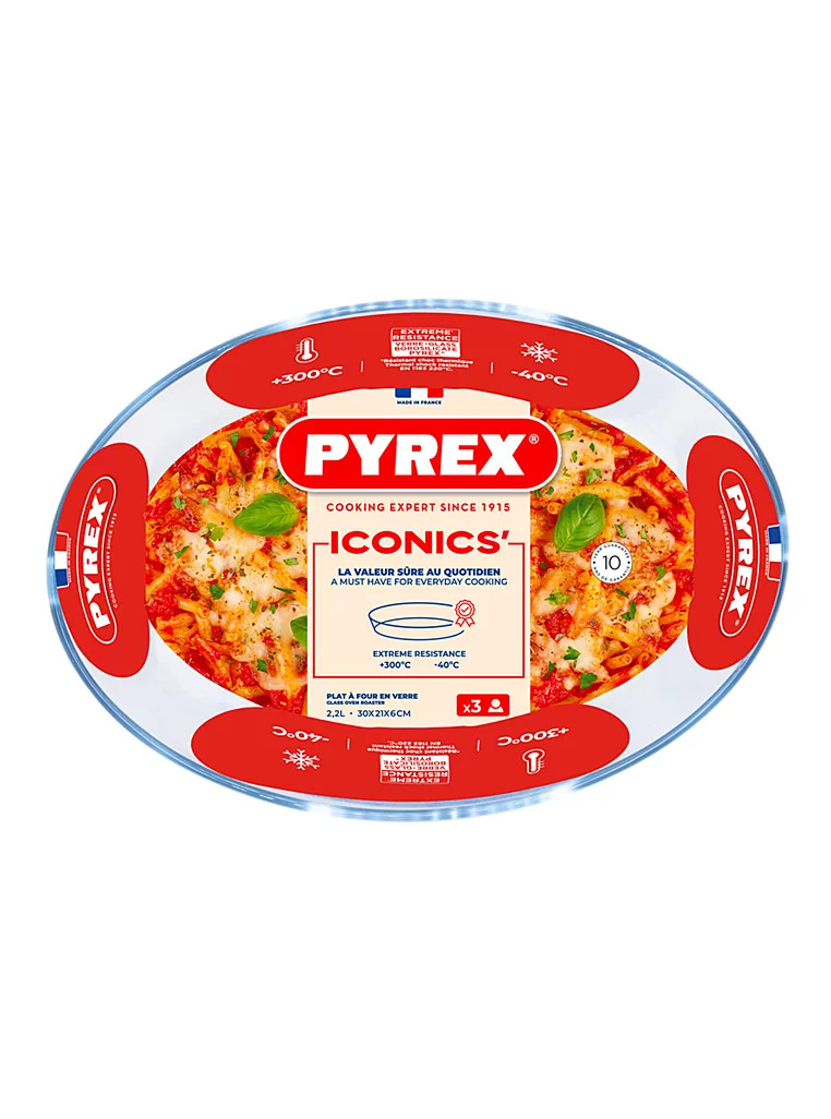Pyrex Oval Roaster Glass 2200 ML | George