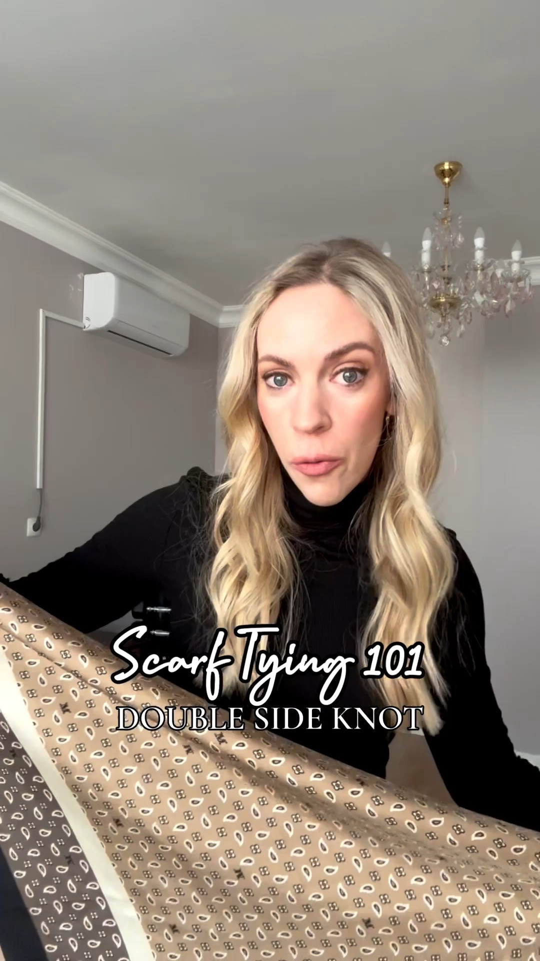 Silk scarf tying, scarf tutorial, Max Mara silk scarf, workwear tips, style tips

#LTKSeasonal #LTKWorkwear #LTKOver40