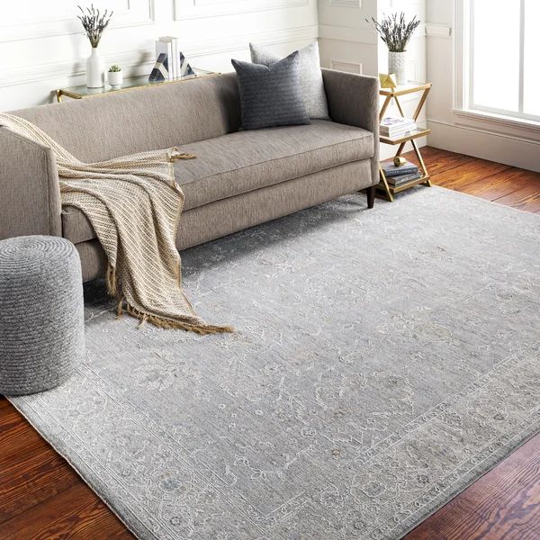 Aiello Oriental Blue/Gray Area Rug | Wayfair North America