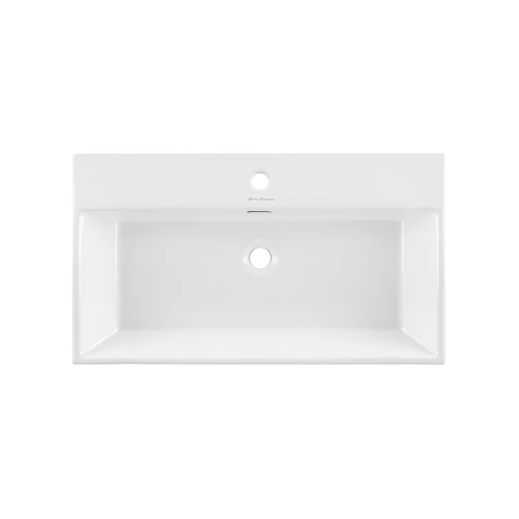 SM-CS722 Claire 30" Ceramic Console Bathroom Sink with Overflow | Wayfair North America