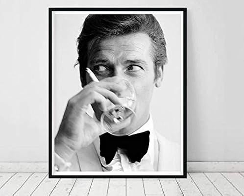 Pretty Shine Roger Moore Poster Funny Poster Gift for Men Woman Poster Home Art Wall Posters [No ... | Amazon (US)