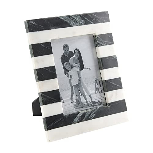 Mud Pie Black and White Marble Frame, 5 x 7 | Amazon (US)
