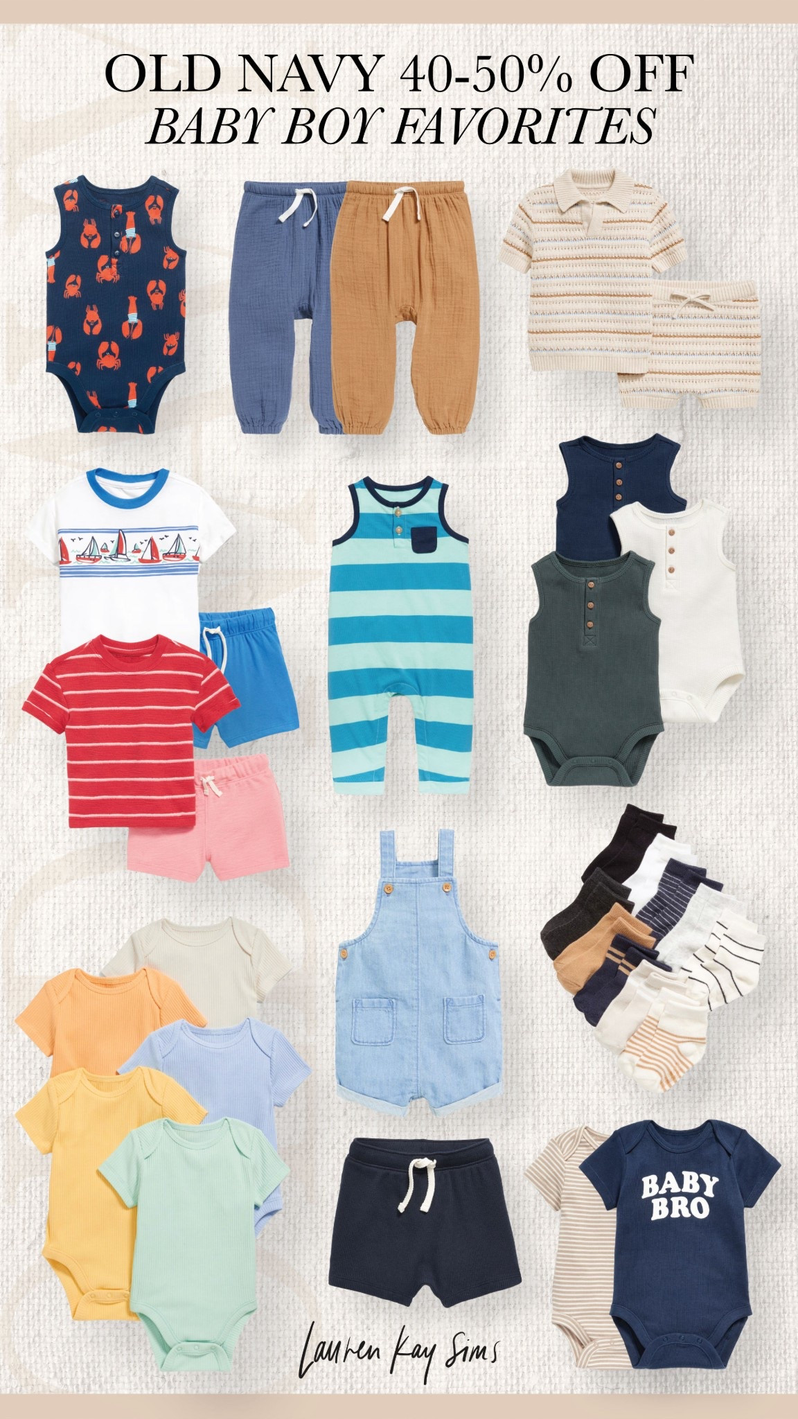 baby boy finds up to 50% off today at old navy! 