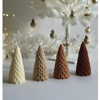 Soy Wax Christmas Tree Candle Festive Holiday Decor | Etsy (US)