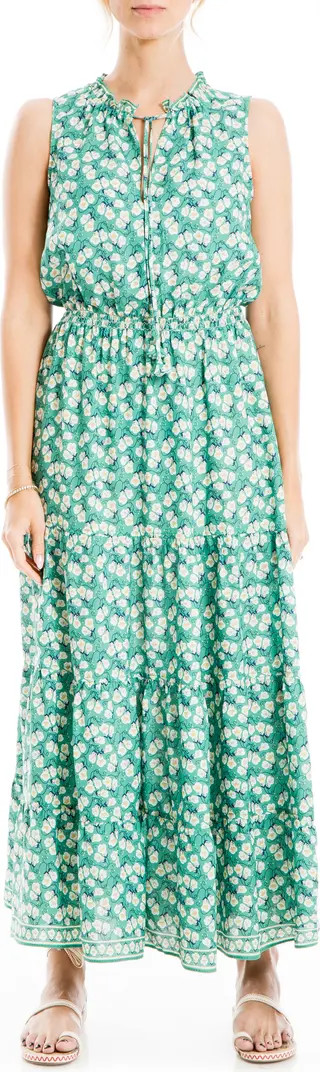 Sleeveless Floral Print Maxi Dress | Nordstrom Rack