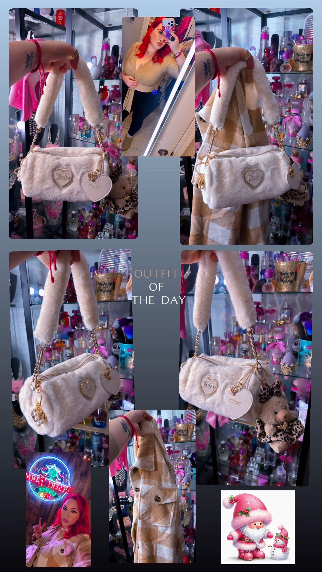 Totally obsessed with the outfit of the day perfect and cozy for my evening birthday outing! 🧣 

Walmart came through with this beautiful plaid jacket 🧥 and my warm leggings, as always juicy couture completing my fit with my new furry barrel bag and MY blouse from Melrose family Fashion

#outfitoftheday #winterfashion #outfit #purse #outfitideas #fall #winter #fashion #walmart #amazon 

#LTKTall #LTKHoliday #LTKootd