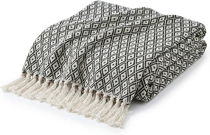 Americanflat 50x60 Throw Blanket - Soft and Breathable Cotton Throw Blanket for Couch, Bed, Chair... | Amazon (US)