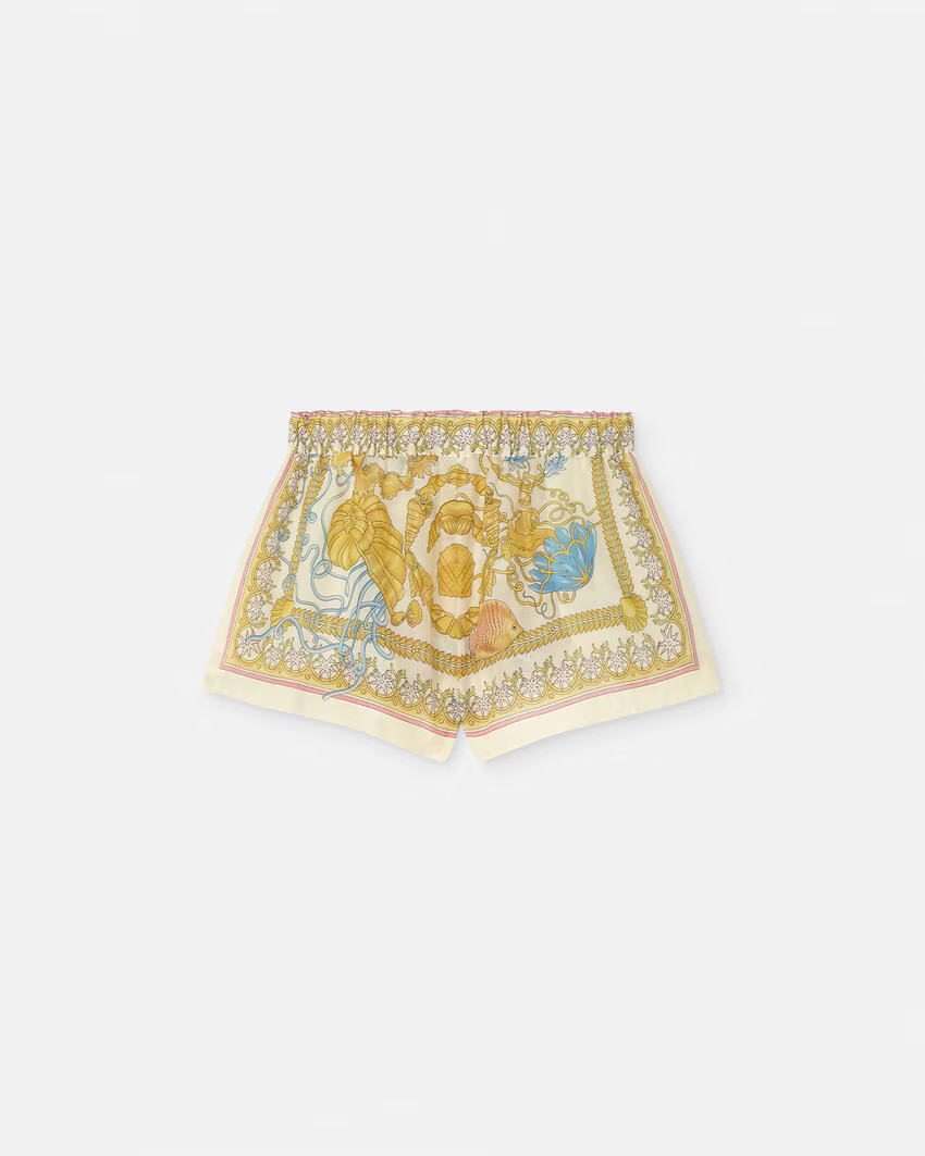 Underwater Barocco Cover-Up Shorts | Versace (US)